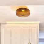 Luce da Soffitto in Vetro Ambra di Giugno