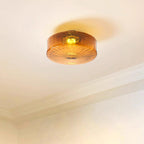 Luce da Soffitto in Vetro Ambra di Giugno