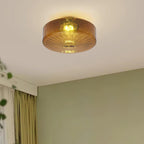 Luce da Soffitto in Vetro Ambra di Giugno