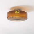 Luce da Soffitto in Vetro Ambra di Giugno