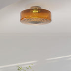 Luce da Soffitto in Vetro Ambra di Giugno