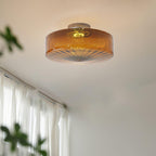 Luce da Soffitto in Vetro Ambra di Giugno