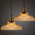 LumiAura Light - Lampada a sospensione in vetro vintage nordico