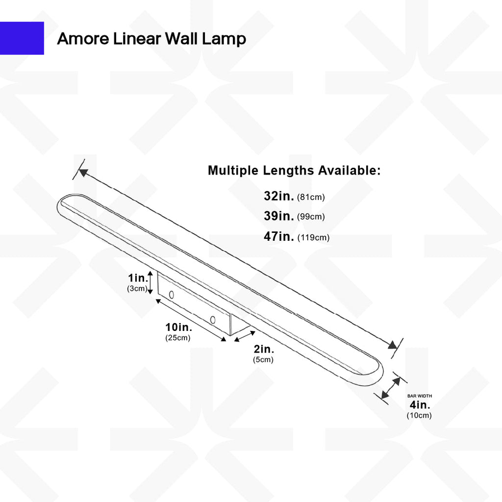 Lampada da Parete Lineare Amore