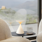 Lampada da tavolo LED senza fili – Dimmerabile e ricaricabile con design a clessidra
