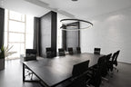 Lustra Lux Lampadario in Alluminio e Vetro Moderno