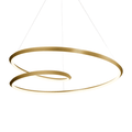 Lustra Lux Lampadario in Alluminio e Vetro Moderno