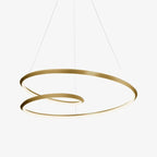 Lustra Lux Lampadario in Alluminio e Vetro Moderno