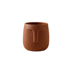 Vaso per Piante con Volto Sculptato Amra