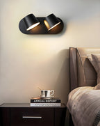 Lampada da Parete Plug-in con Testa Regolabile