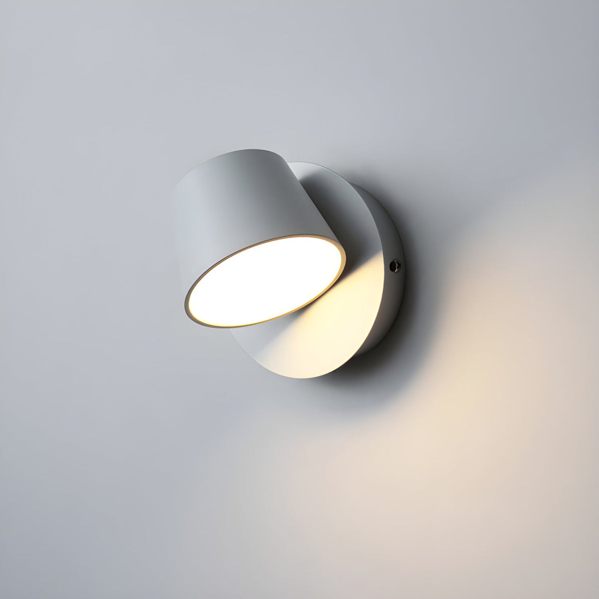 Lampada da Parete Plug-in con Testa Regolabile