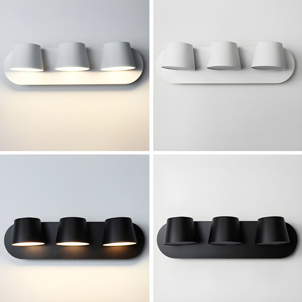 Lampada da Parete Plug-in con Testa Regolabile