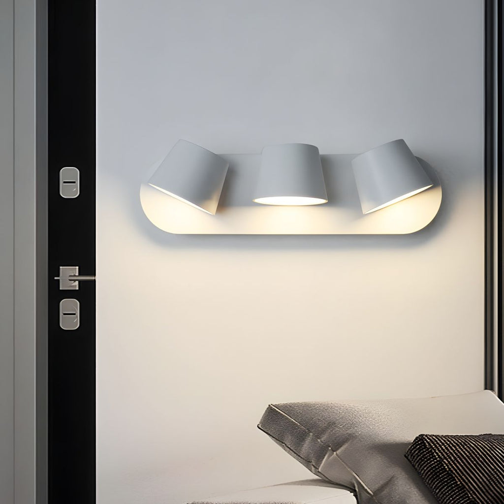 Lampada da Parete Plug-in con Testa Regolabile