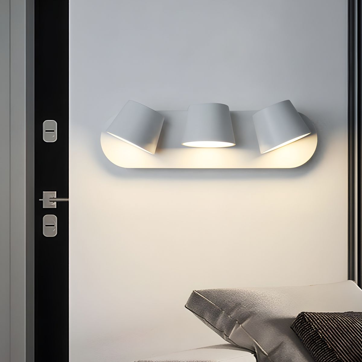 Lampada da Parete Plug-in con Testa Regolabile
