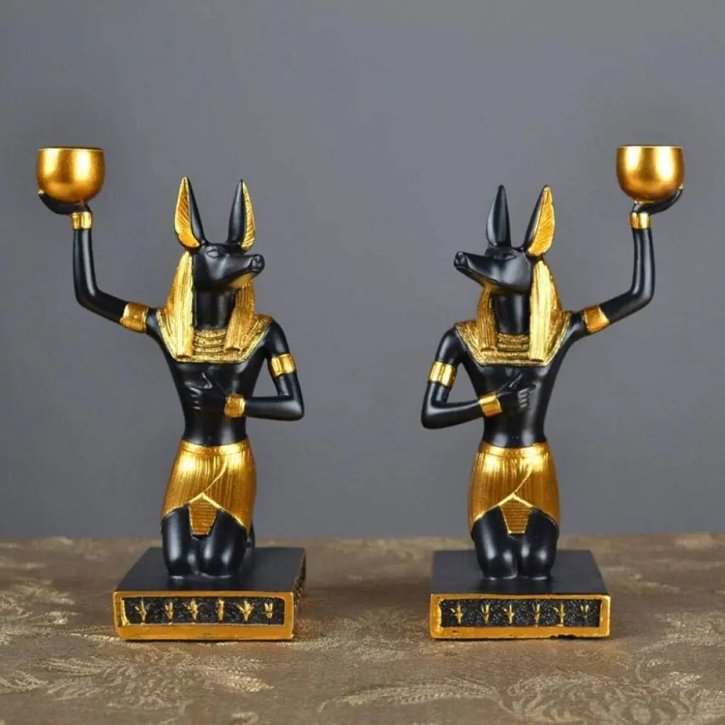 Set di Portacandele Anubi