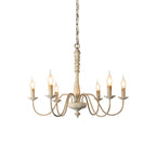 Lampadario in legno tradizionale Ljomuvyi