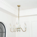 Lampadario in legno tradizionale Ljomuvyi