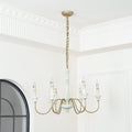 Lampadario in legno tradizionale Ljomuvyi