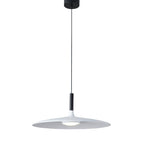 Larkin White Saucer Pendant Light