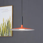 Larkin White Saucer Pendant Light