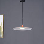 Larkin White Saucer Pendant Light