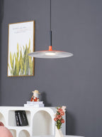 Larkin White Saucer Pendant Light