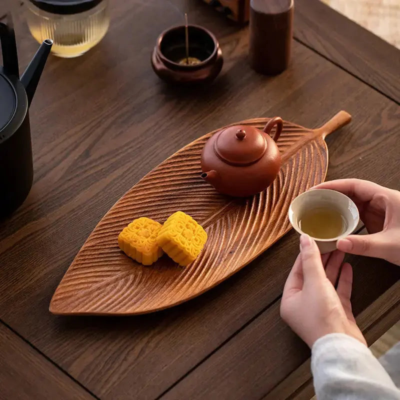 Vassoio da Servire a Foglia Arborwood