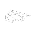 Lampada da soffitto Alabastro Flushmount