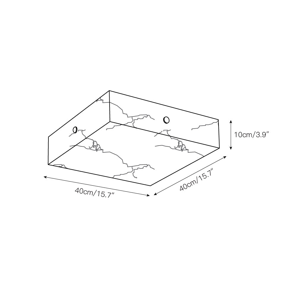 Lampada da soffitto Alabastro Flushmount