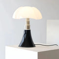 Lampada da tavolo Arelle – Alluminio – Nero/Bianco – Ø 28 cm – Design moderno, lampada da tavolo LED