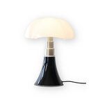 Lampada da tavolo Arelle – Alluminio – Nero/Bianco – Ø 28 cm – Design moderno, lampada da tavolo LED