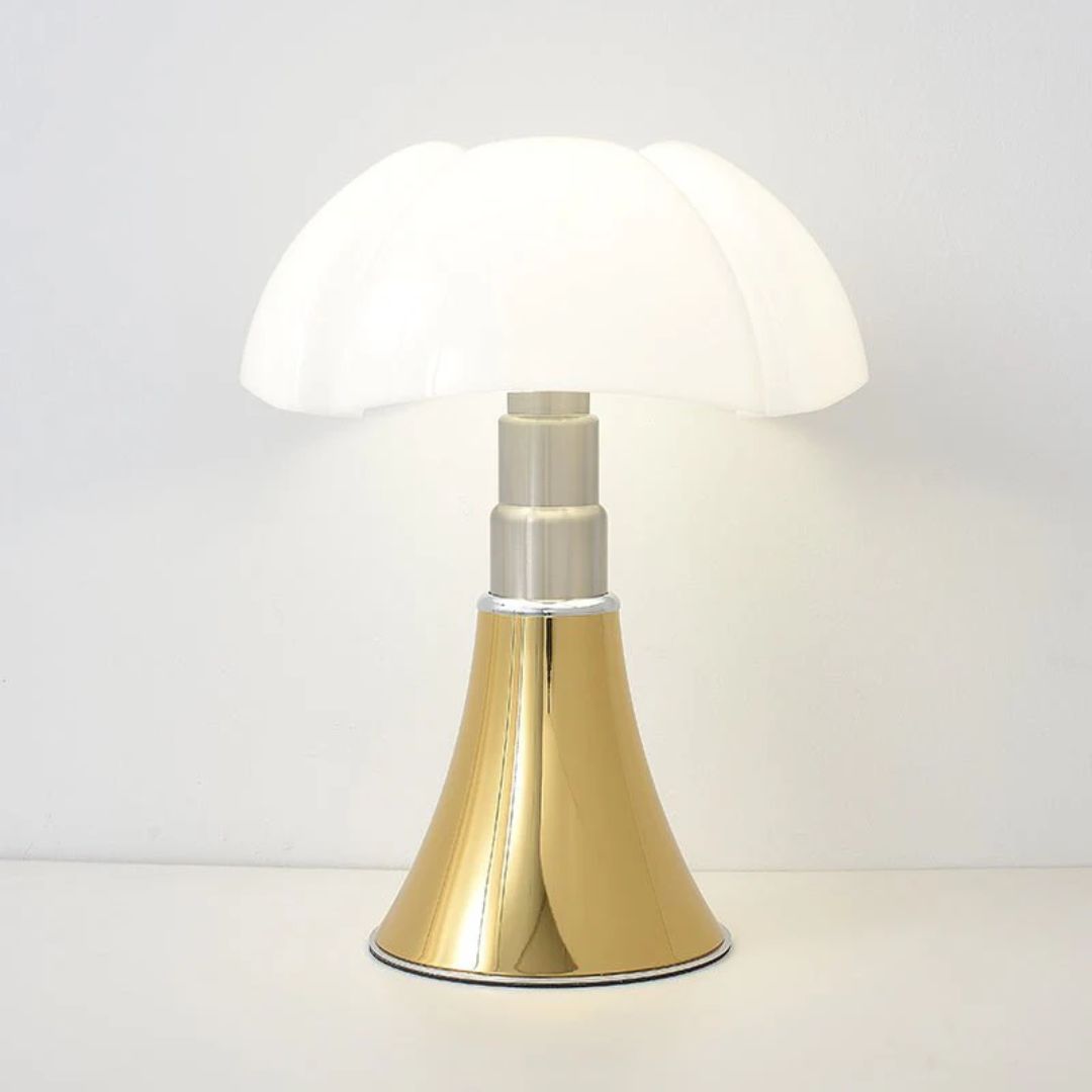 Lampada da tavolo Arelle – Alluminio – Nero/Bianco – Ø 28 cm – Design moderno, lampada da tavolo LED