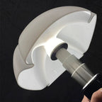 Lampada da tavolo Arelle – Alluminio – Nero/Bianco – Ø 28 cm – Design moderno, lampada da tavolo LED