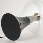 Lampada da tavolo Arelle – Alluminio – Nero/Bianco – Ø 28 cm – Design moderno, lampada da tavolo LED