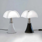 Lampada da tavolo Arelle – Alluminio – Nero/Bianco – Ø 28 cm – Design moderno, lampada da tavolo LED
