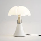 Lampada da tavolo Arelle – Alluminio – Nero/Bianco – Ø 28 cm – Design moderno, lampada da tavolo LED