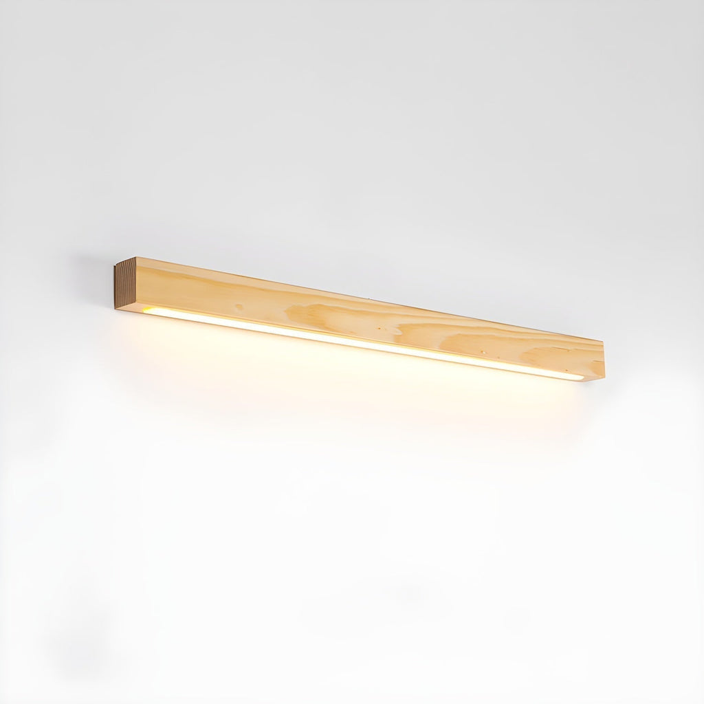 Lustra Applique Lineare in Legno Minimalista LED