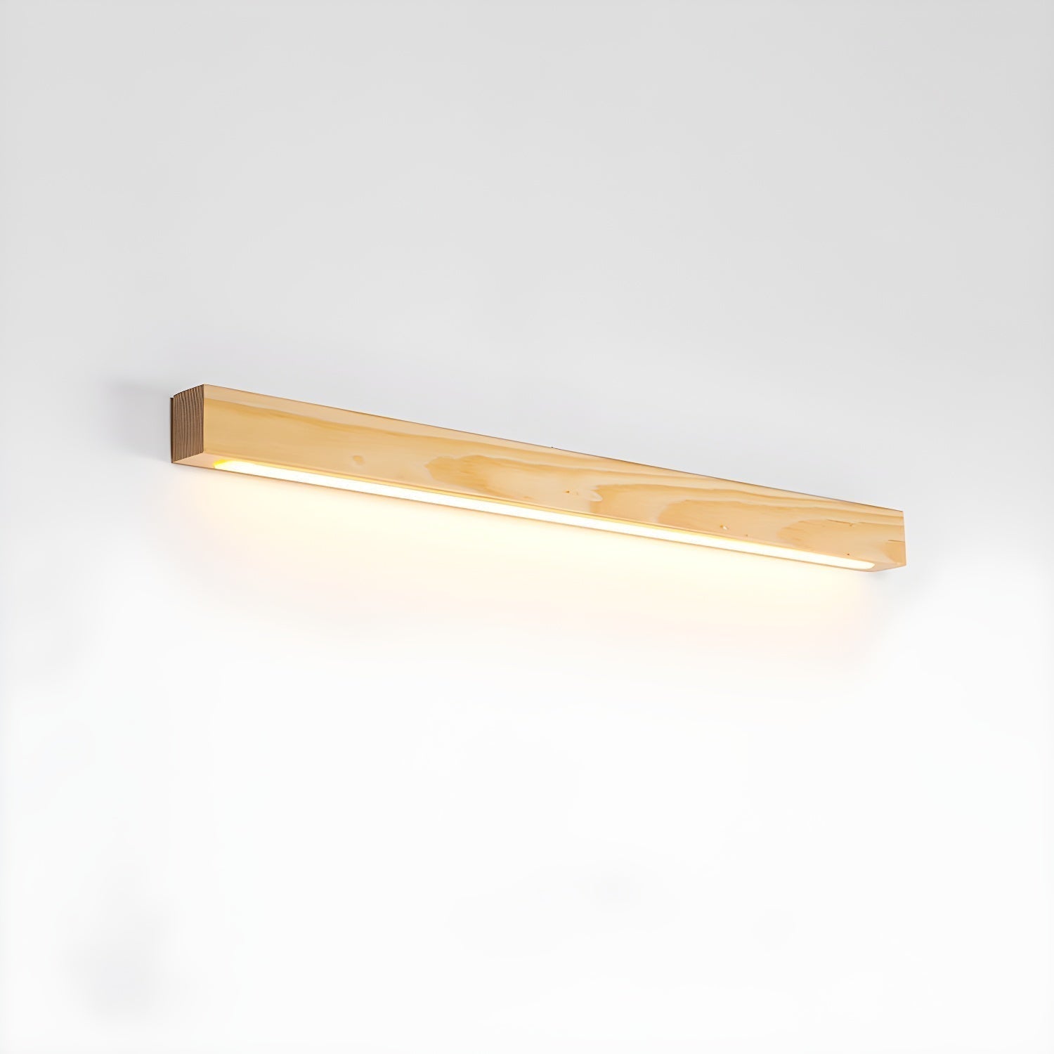 Lustra Applique Lineare in Legno Minimalista LED