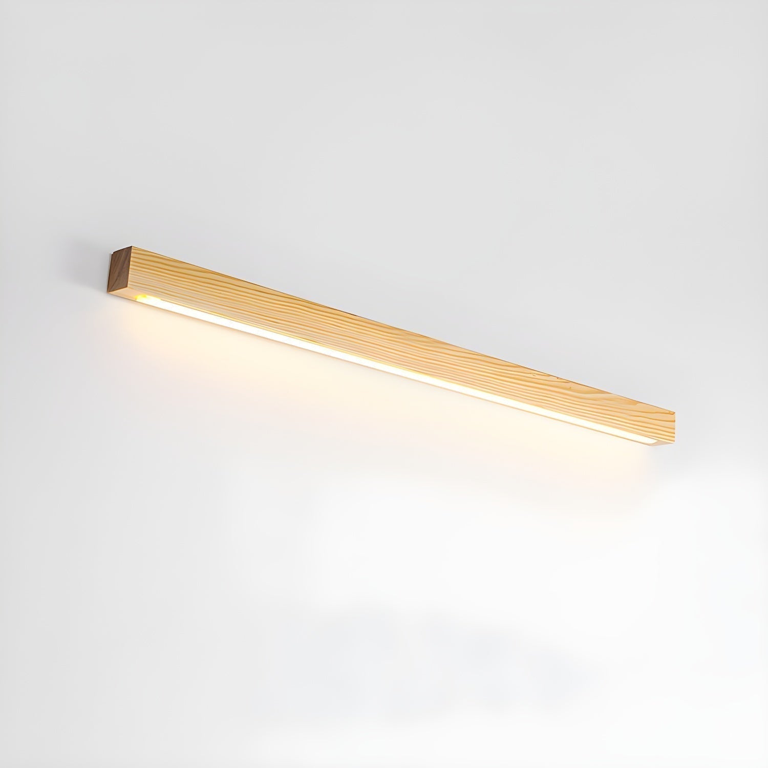 Lustra Applique Lineare in Legno Minimalista LED