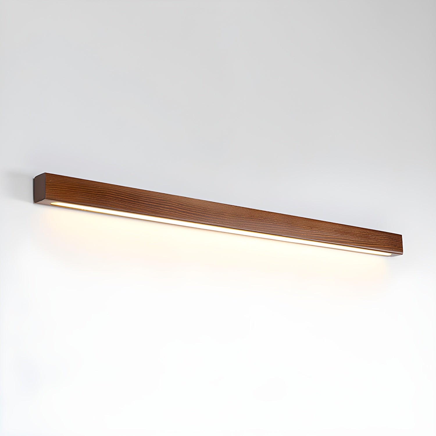 Lustra Applique Lineare in Legno Minimalista LED