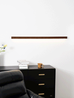 Lustra Applique Lineare in Legno Minimalista LED