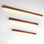 Lustra Applique Lineare in Legno Minimalista LED