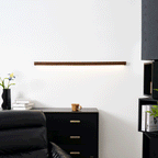 Lustra Applique Lineare in Legno Minimalista LED