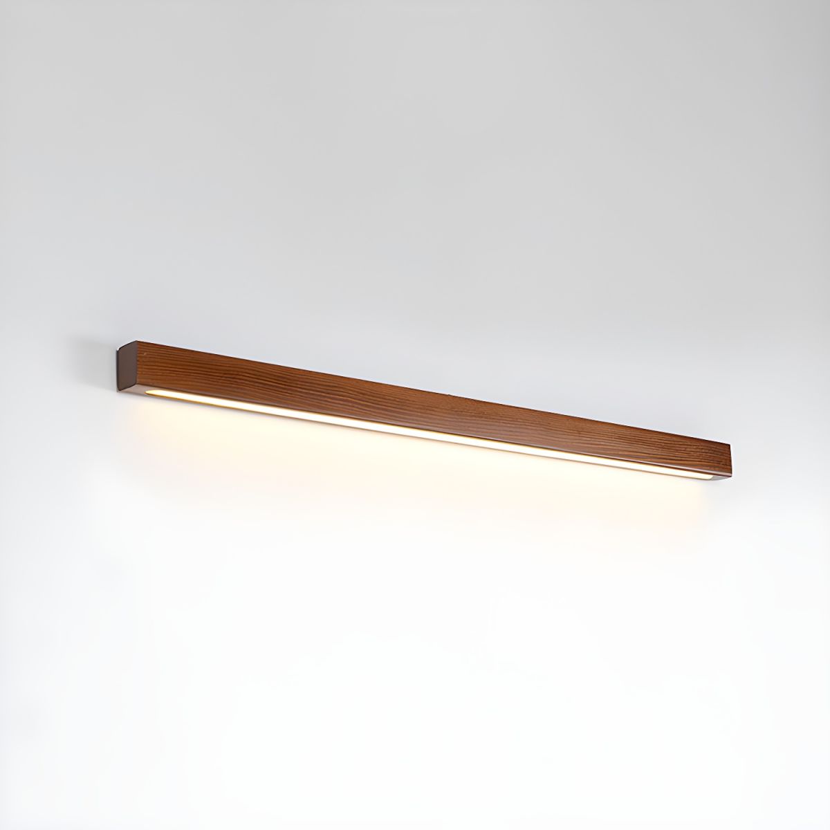 Lustra Applique Lineare in Legno Minimalista LED