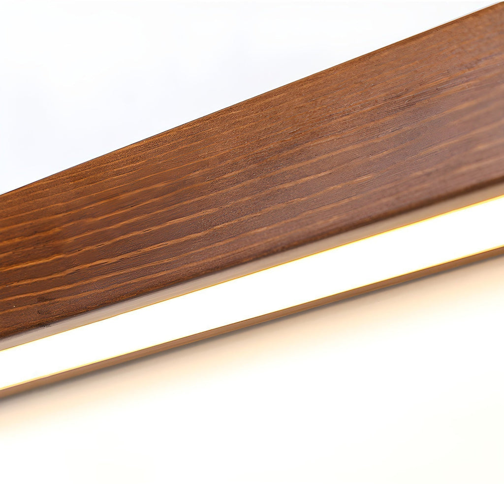 Lustra Applique Lineare in Legno Minimalista LED