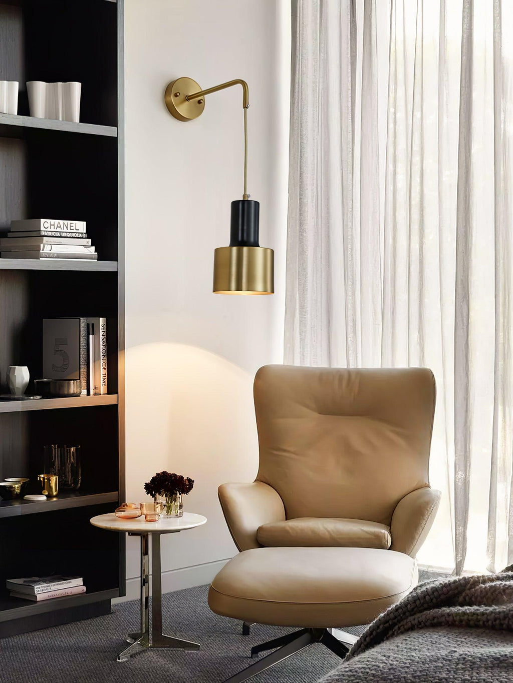 Alvina Applique Ottone Moderna Minimalista