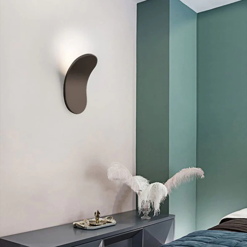 Lampada da parete Aron – Design organico – Bianco – Moderno