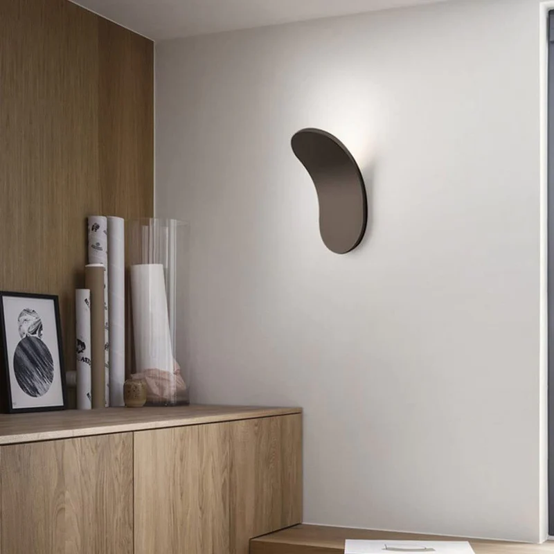 Lampada da parete Aron – Design organico – Bianco – Moderno