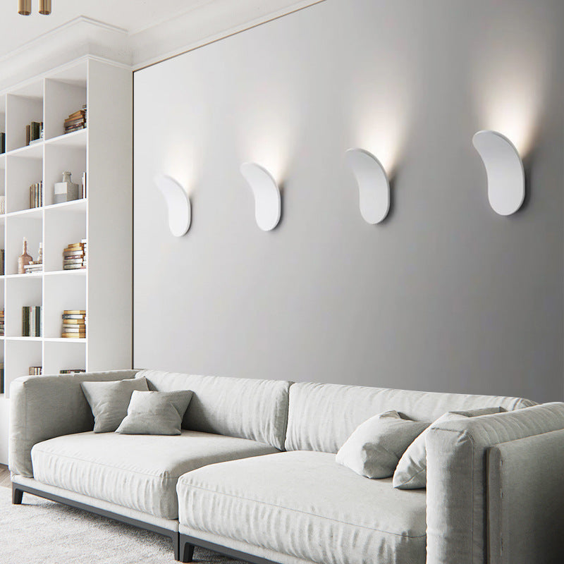 Lampada da parete Aron – Design organico – Bianco – Moderno