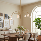Lampadario in Vetro Flora